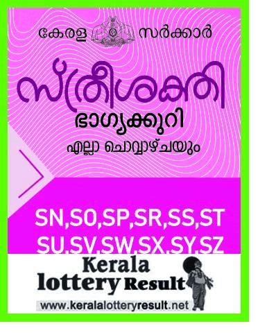 kerala lottery result 3:00 p.m.|KERALA STATE LOTTERIES .